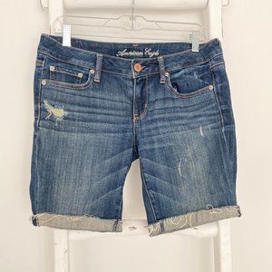 American Eagle Bermuda Stretch Shorts